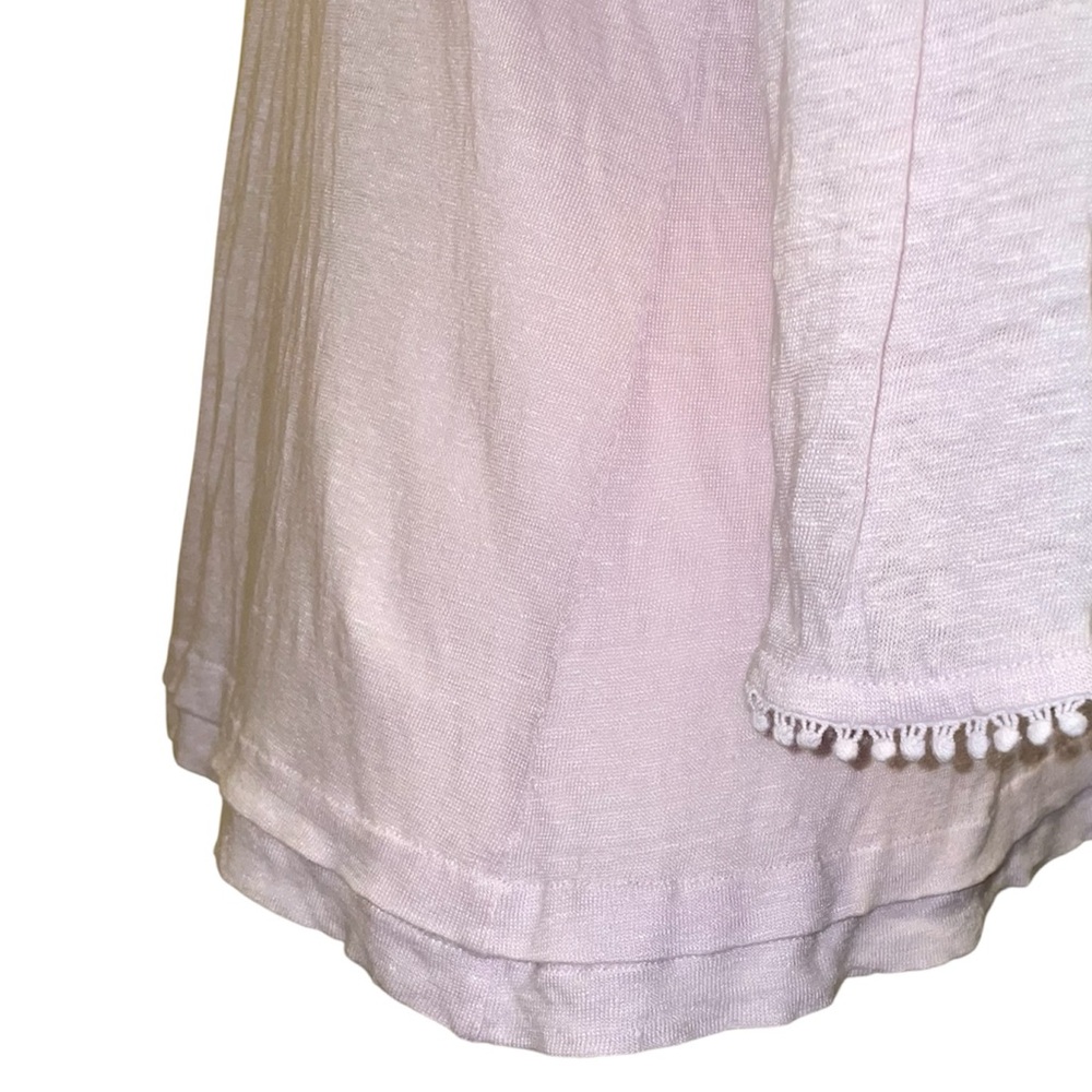 J. Jill Lavender Linen Top Medium - Picture 5 of 7